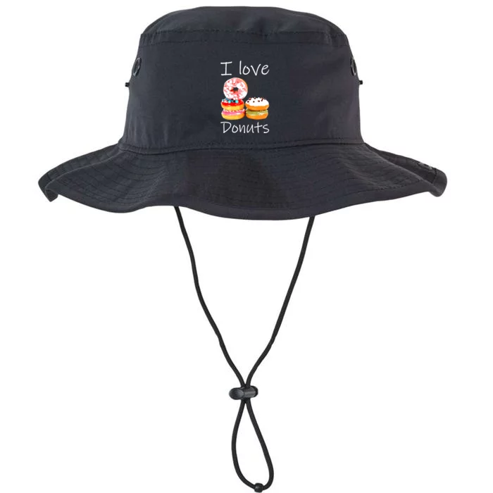 Donut Lover I Love Donuts Doughnut Sprinkles Legacy Cool Fit Booney Bucket Hat