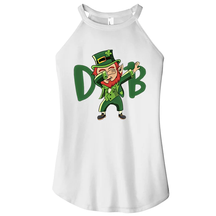 Dabbing Leprechaun Irish St PatrickS Day Gift Meaningful Gift Women’s Perfect Tri Rocker Tank