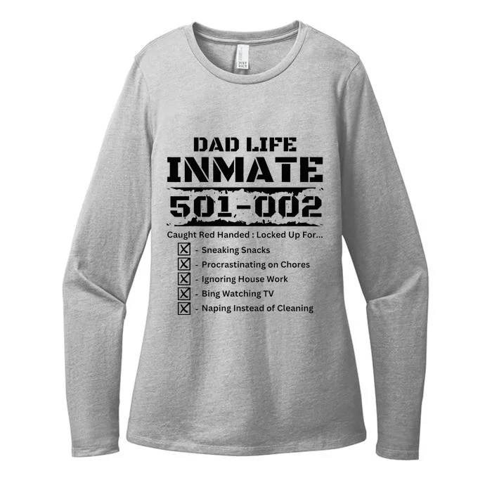 Dad Life Inmate Last Minute Womens CVC Long Sleeve Shirt