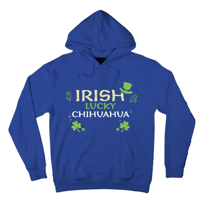 Dog Lover: Irish Lucky Chihuahua Gift St Patrick's Day Gift Hoodie