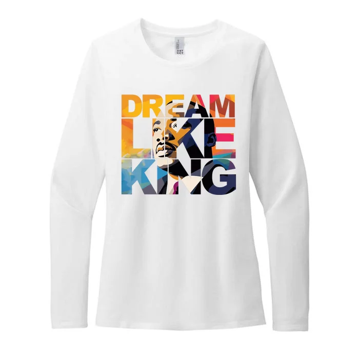 Dream Like King Martin Luther King Day Womens CVC Long Sleeve Shirt