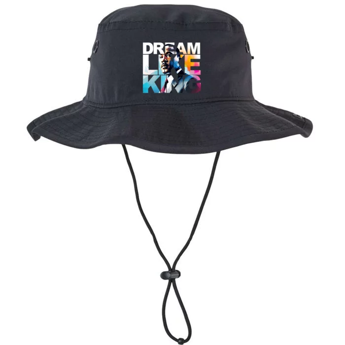 Dream Like King Martin Luther King Day Black History Legacy Cool Fit Booney Bucket Hat