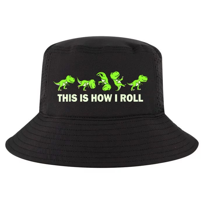 Dinosaur Lover Kids This Is How I Roll TRex Cool Comfort Performance Bucket Hat