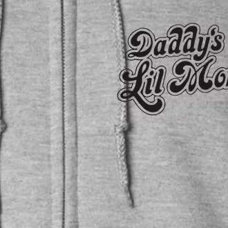 Daddys Lil Little Monster Full Zip Hoodie