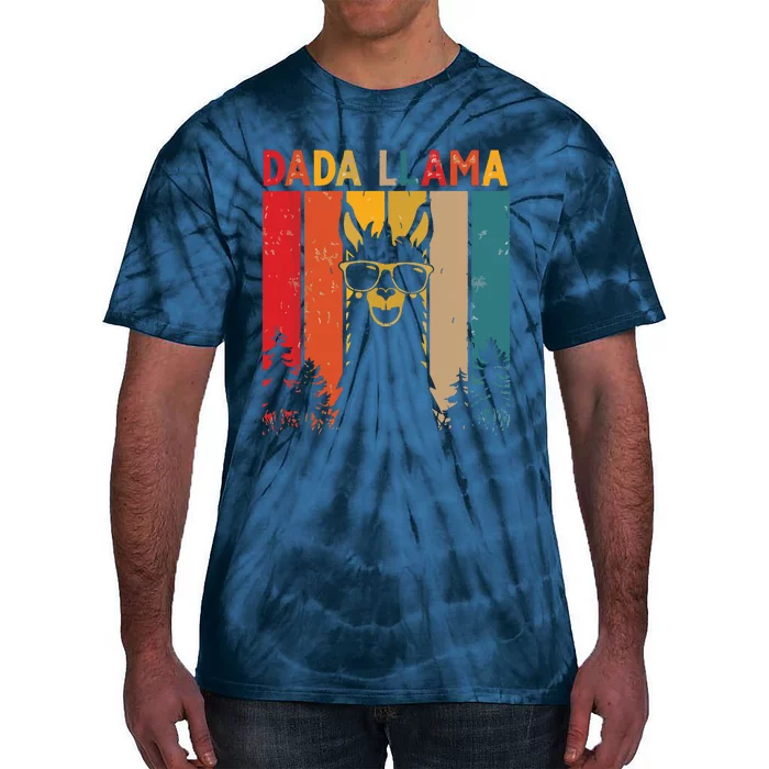 Dada Llama Lover Gift For Tie-Dye T-Shirt