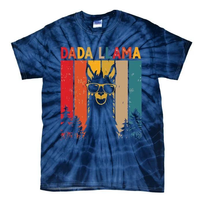 Dada Llama Lover Gift For Tie-Dye T-Shirt