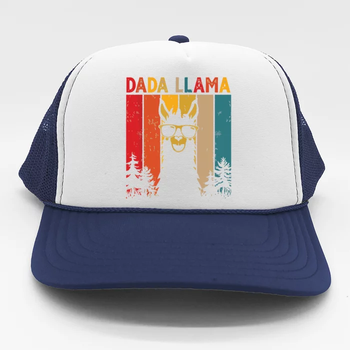 Dada Llama Lover Gift For Trucker Hat