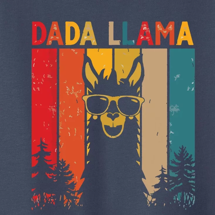 Dada Llama Lover Gift For Toddler T-Shirt