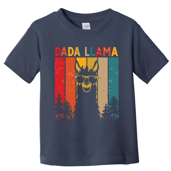 Dada Llama Lover Gift For Toddler T-Shirt