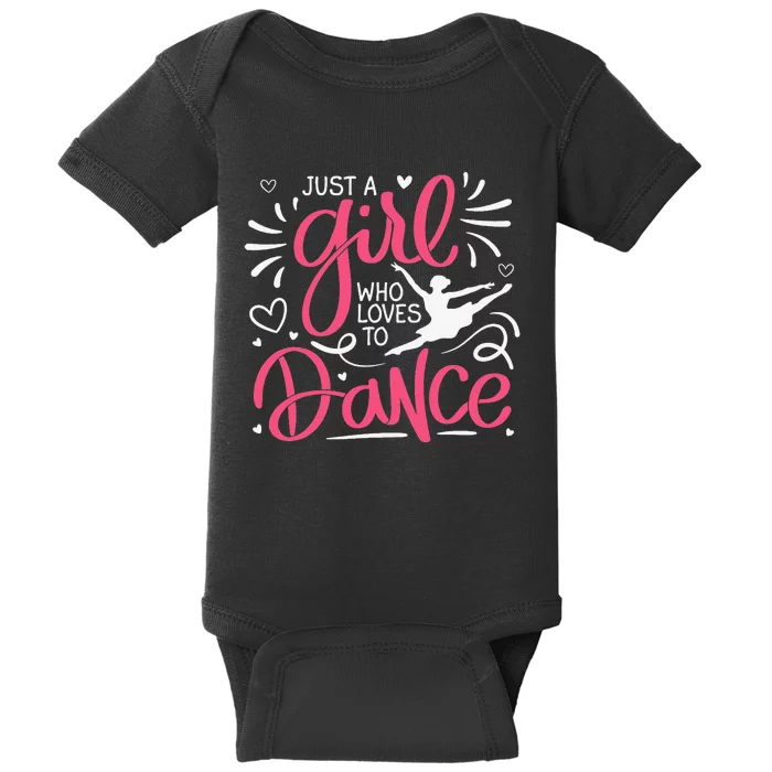 Dance Lover Loves Dance Dancing Dancer Baby Bodysuit