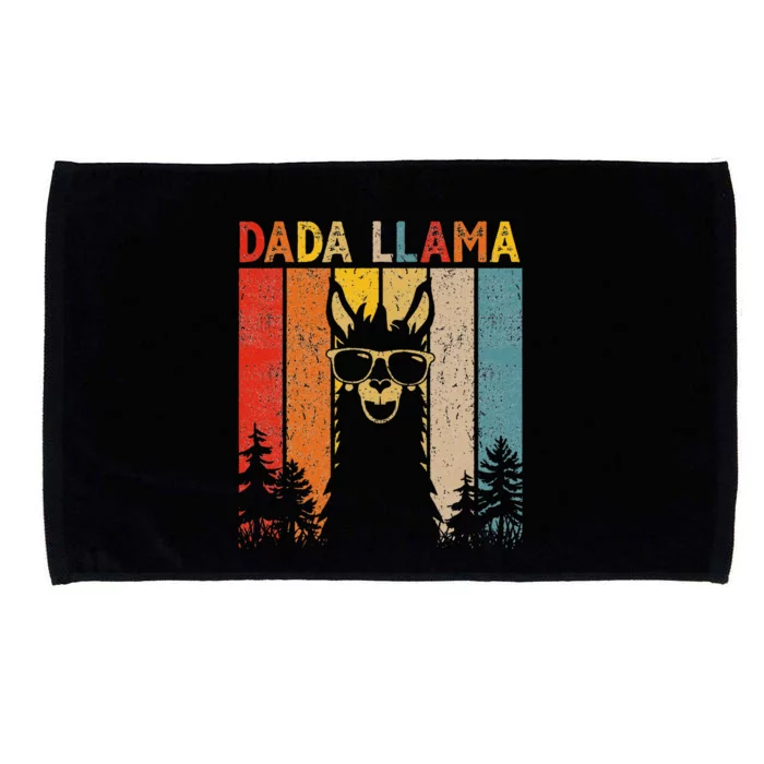 Dada Llama Lover Gift For Womens Microfiber Hand Towel