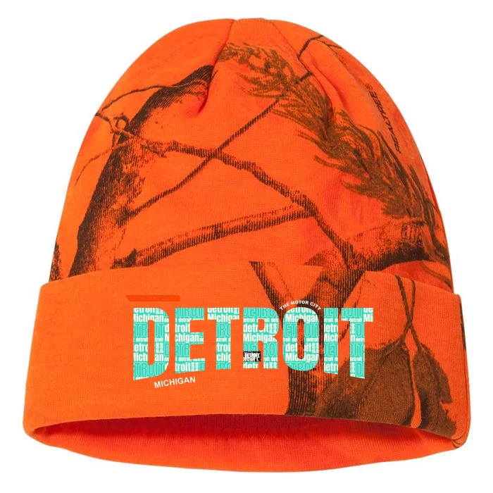 Detroit Latitude Longitude Kati - 12in Camo Beanie