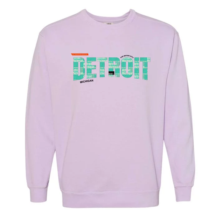 Detroit Latitude Longitude Garment-Dyed Sweatshirt