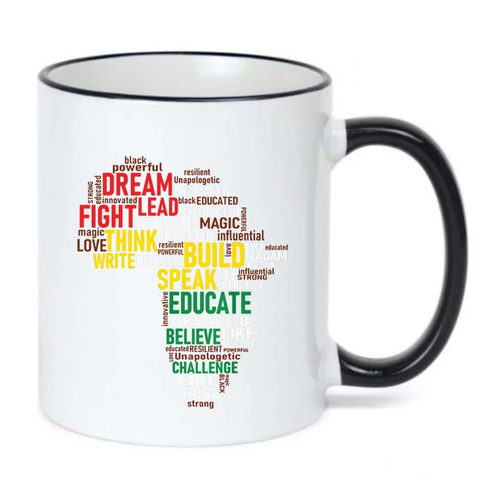 Dream Like Martin Black History Month African Celebration Black Color Changing Mug