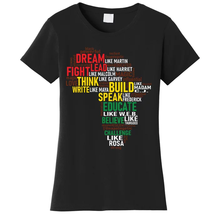 Dream Like Martin Black History Month African Celebration Women's T-Shirt