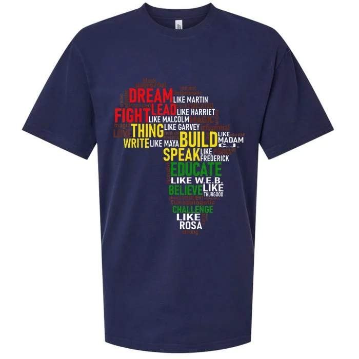 Dream Like Martin Proud My Roots African Pride Black History Sueded Cloud Jersey T-Shirt