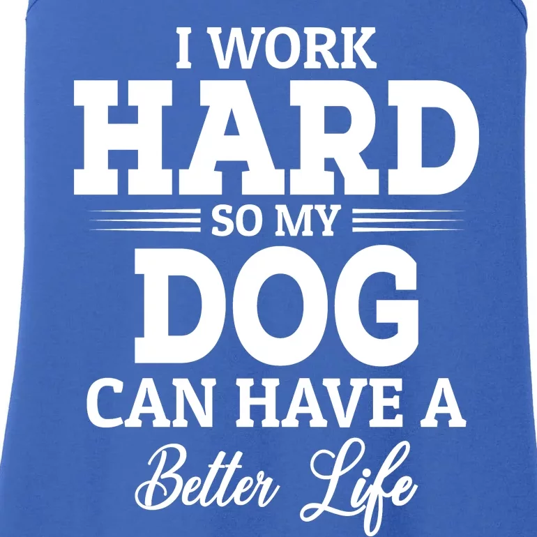 Dog Lovers Motivational Quote Ladies Essential Tank