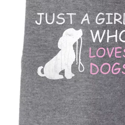 Dog Lover Meaningful Gift Just A Who Loves Dogs Doggie 3-End Fleece Hoodie