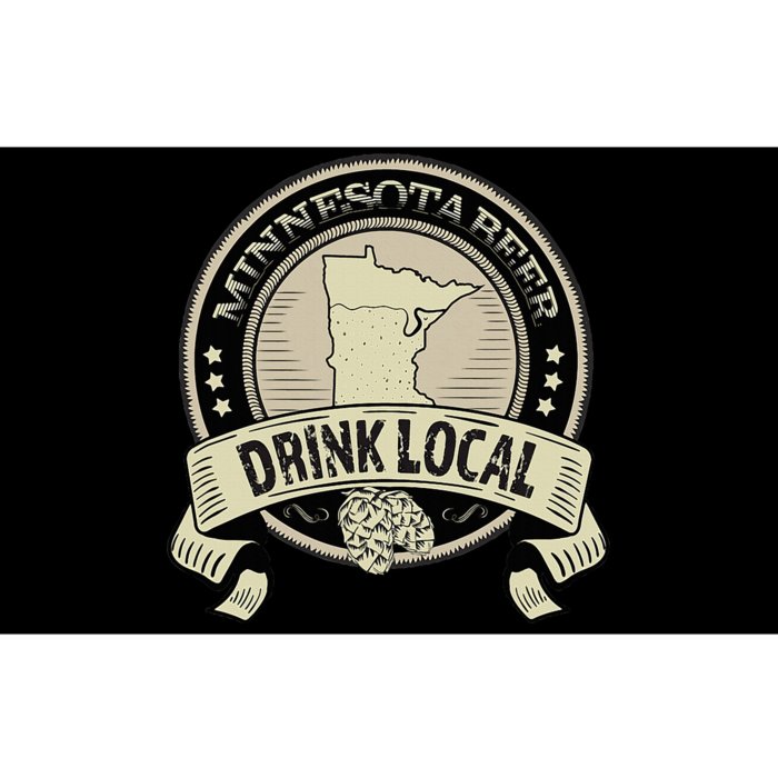 Drink Local Minnesota Craft Beer Mn Brewers & Breweries Bumper Sticker