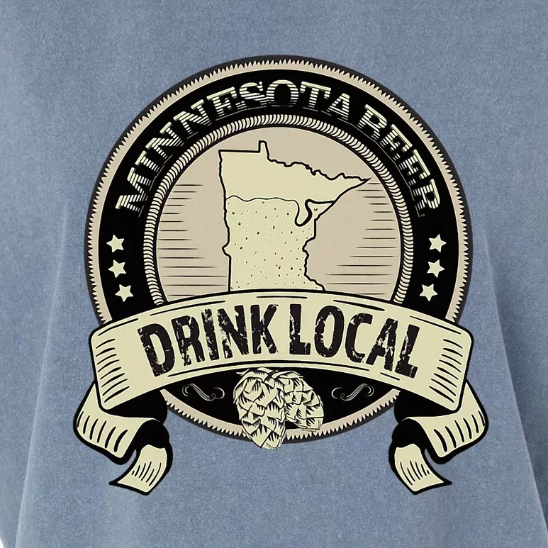 Drink Local Minnesota Craft Beer Mn Brewers & Breweries Garment-Dyed Women's Muscle Tee