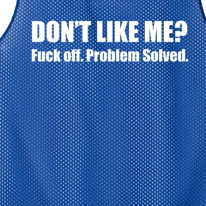 Don’T Like Me Mesh Reversible Basketball Jersey Tank