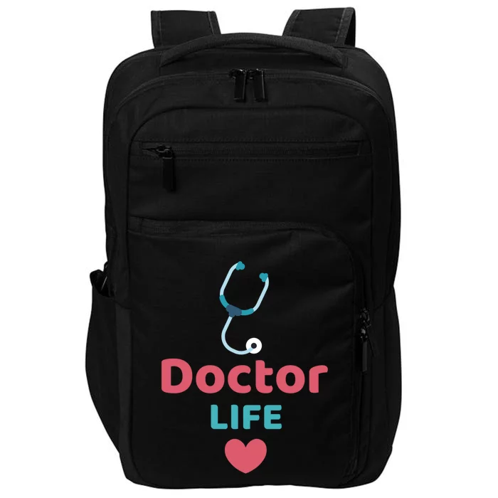 Doctor Life Medical Profession Doctors Design Medicine Gift Impact Tech Backpack