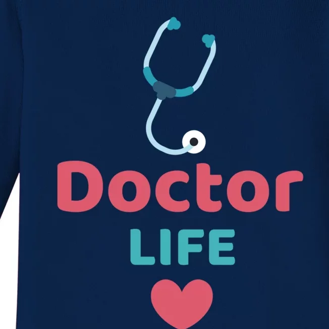 Doctor Life Medical Profession Doctors Design Medicine Gift Baby Long Sleeve Bodysuit