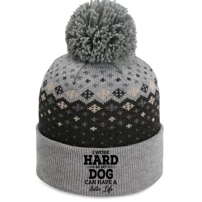 Dog Lovers Motivation Quote The Baniff Cuffed Pom Beanie