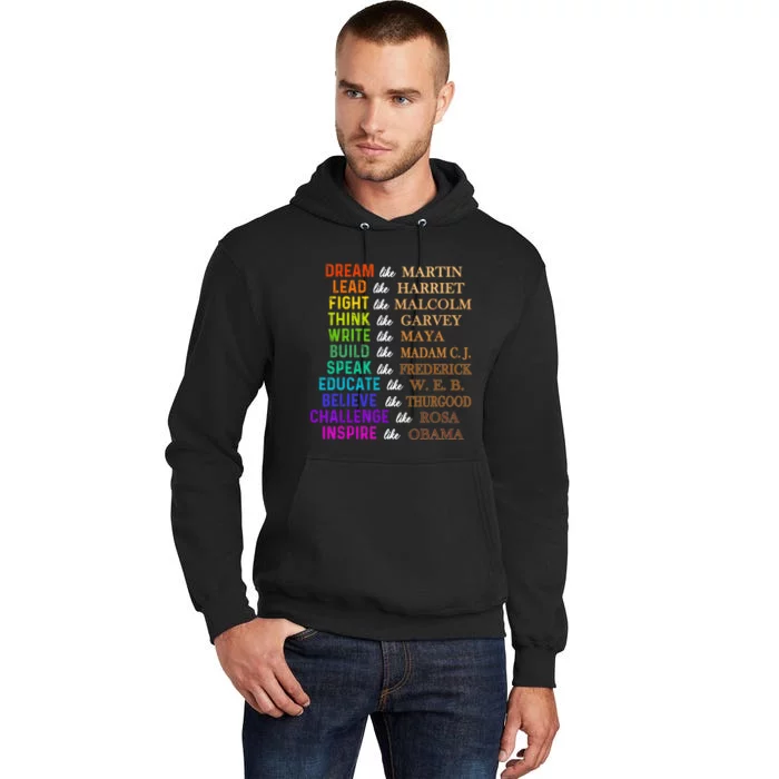 Dream Like Martin Lead Like Harriet The Junenth 1865 Tall Hoodie