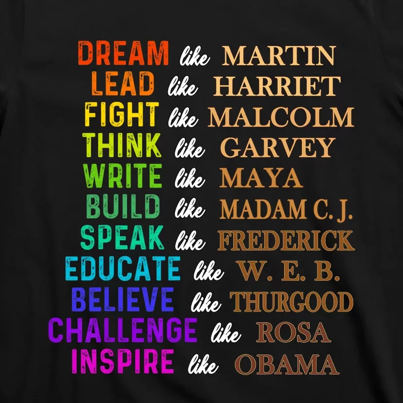 Dream Like Martin Lead Like Harriet the Junenth 1865 T-Shirt