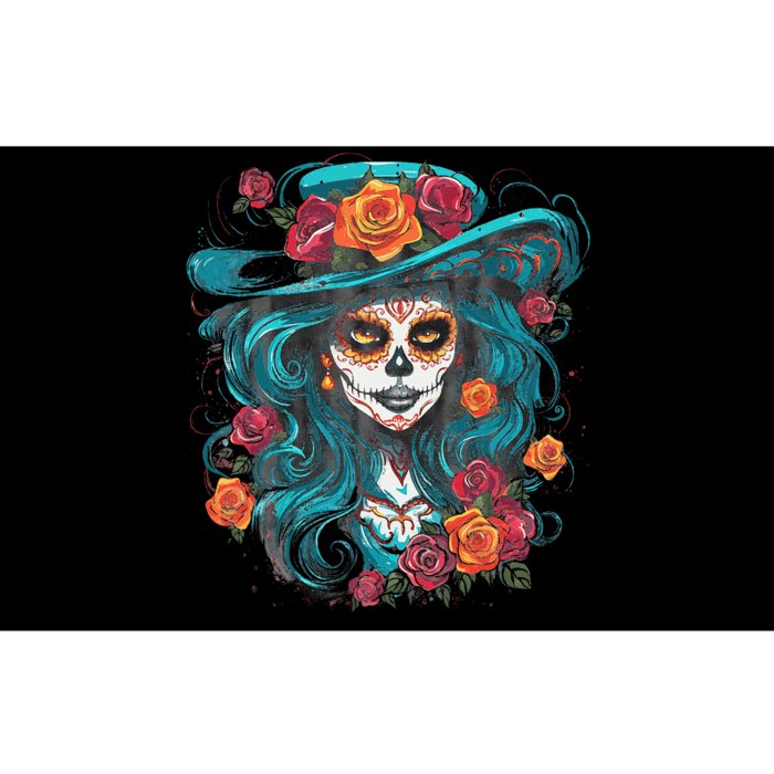 De Los Muertos La Catrina Day of the Dead Bumper Sticker