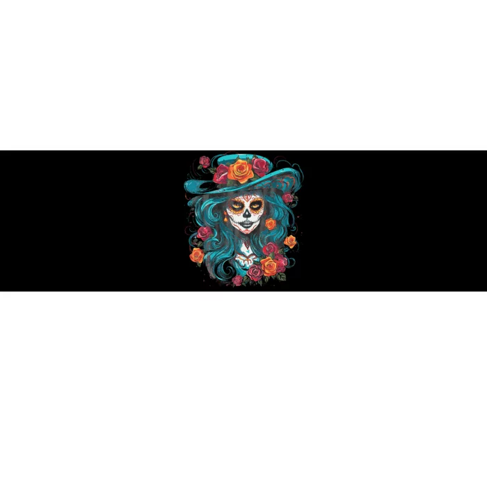 De Los Muertos La Catrina Day of the Dead Bumper Sticker