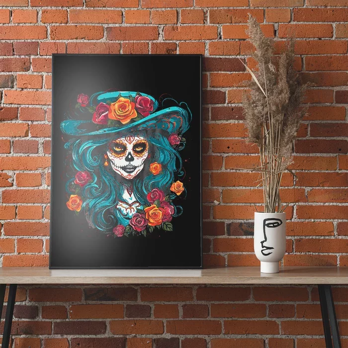 De Los Muertos La Catrina Day of the Dead Poster