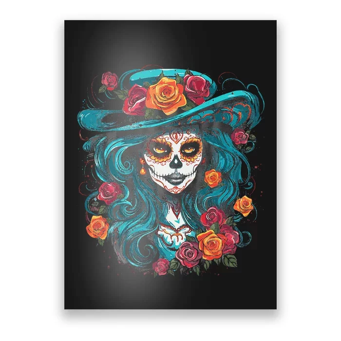 De Los Muertos La Catrina Day of the Dead Poster