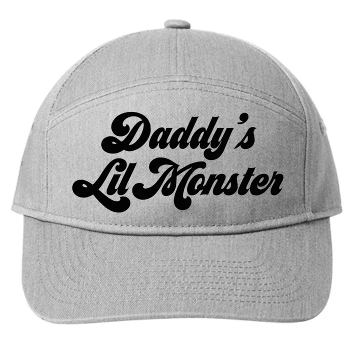 DaddyS Lil Monster 7-Panel Snapback Hat