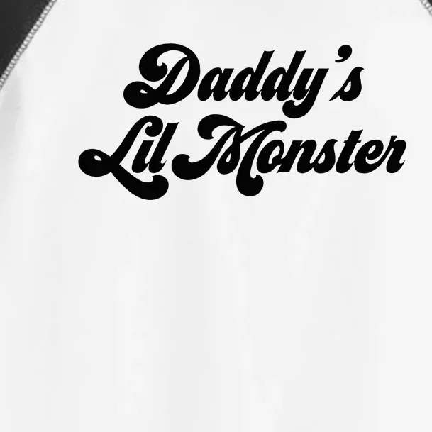 DaddyS Lil Monster Toddler Fine Jersey T-Shirt