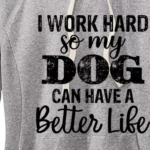 Dog Lovers Motivational Quote Women's Fleece Hoodie