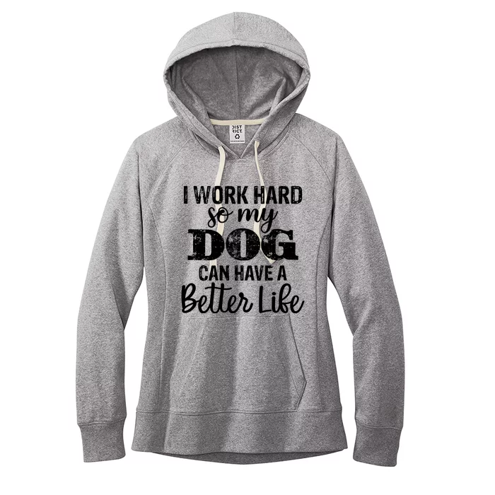 Dog Lovers Motivational Quote Women's Fleece Hoodie