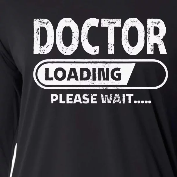 Doctor Loading Medical School Gifts Future Doctor Cooling Performance Long Sleeve Crew