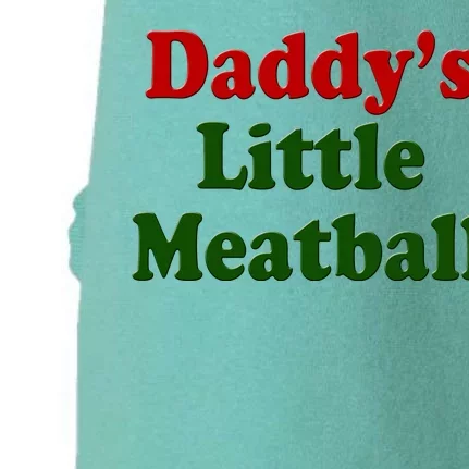 Daddys Little Meatball Cute Gift Doggie 3-End Fleece Hoodie