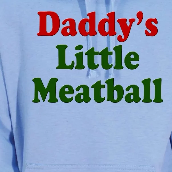 Daddys Little Meatball Cute Gift Unisex Surf Hoodie