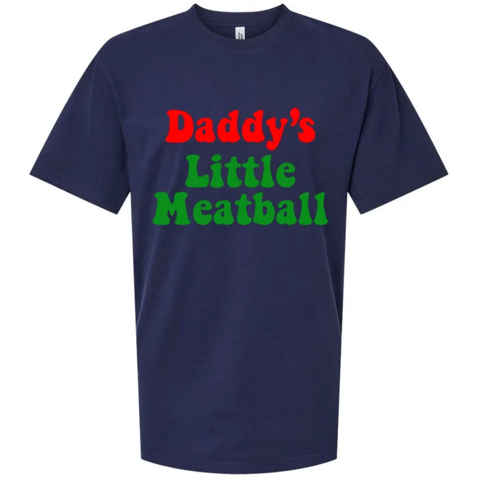 Daddy Little Meatball Italian Sueded Cloud Jersey T-Shirt