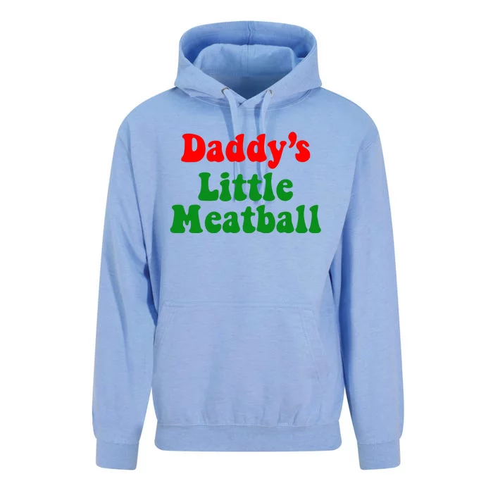 Daddy Little Meatball Italian Unisex Surf Hoodie