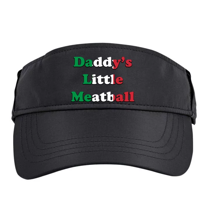 Daddy Little Meatball Italian Ironic Funny Meme Trendy Unisex Adult Drive Performance Visor