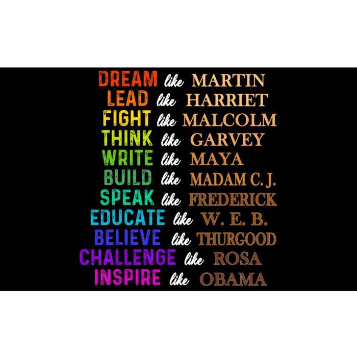 Dream Like Martin Lead Like Harriet The Junenth 1865 Bumper Sticker