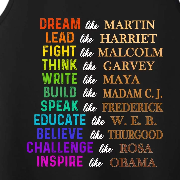 Dream Like Martin Lead Like Harriet The Junenth 1865 Performance Tank