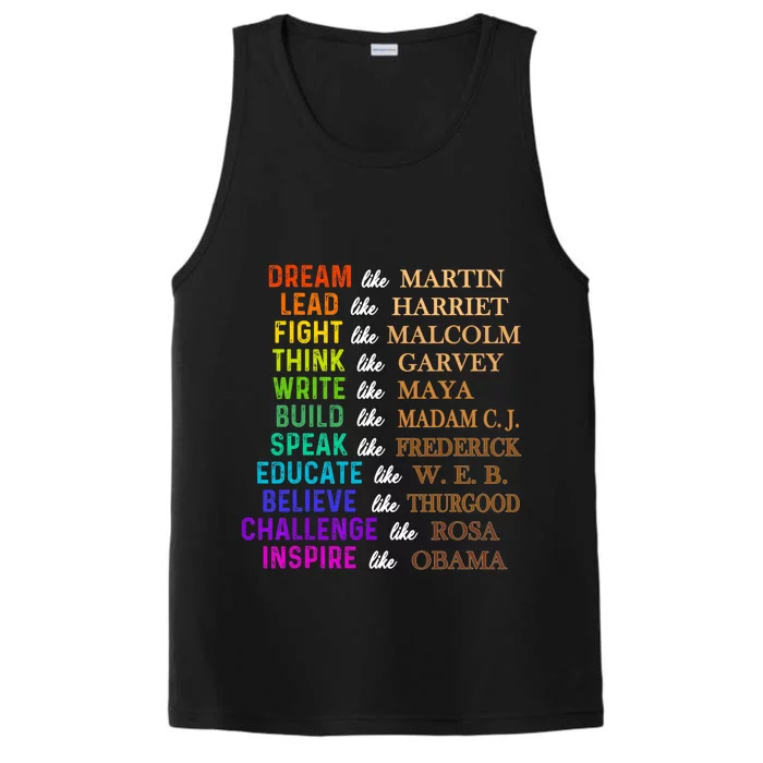 Dream Like Martin Lead Like Harriet The Junenth 1865 Performance Tank