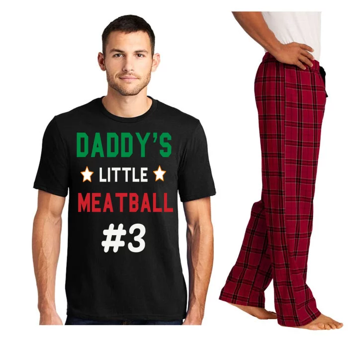 Daddy Little Meatball Italian Mom Sayings Pajama Set