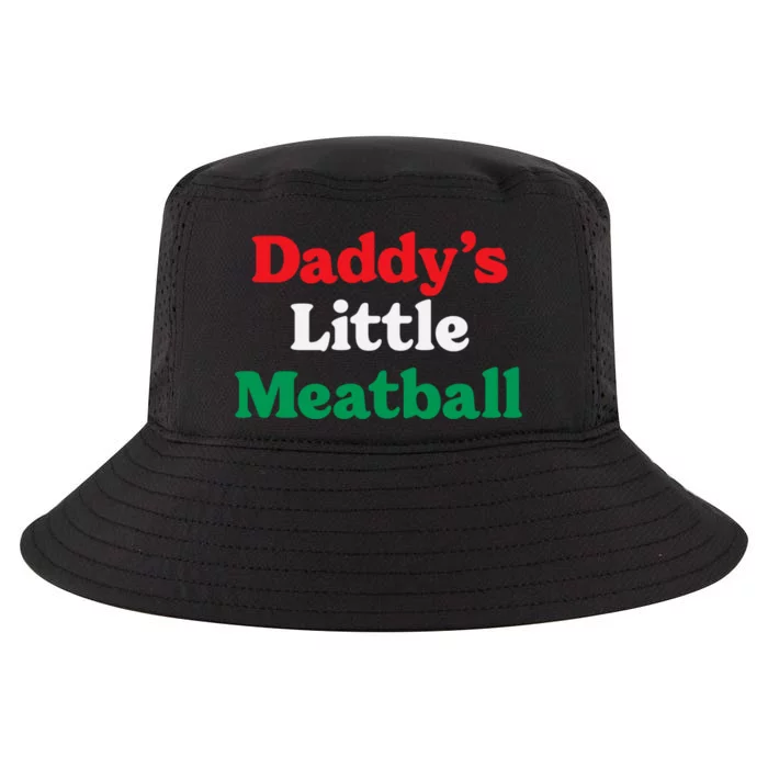 Daddy Little Meatball Italian Ironic Funny Meme Trendy Unisex Cool Comfort Performance Bucket Hat