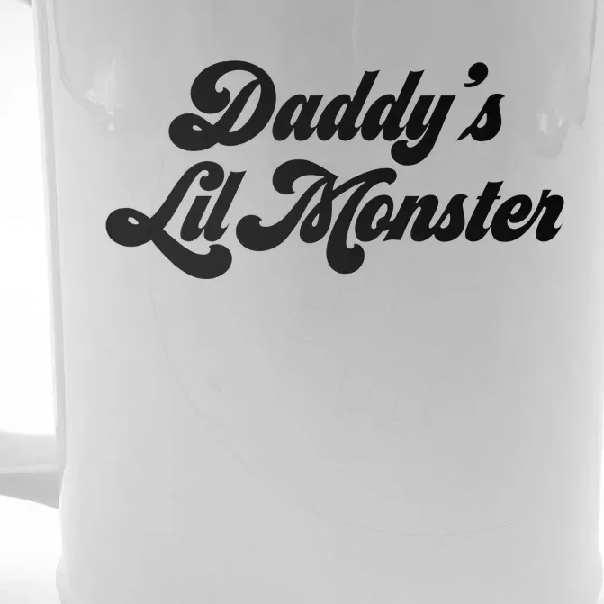 Daddy's Lil Monster Front & Back Beer Stein